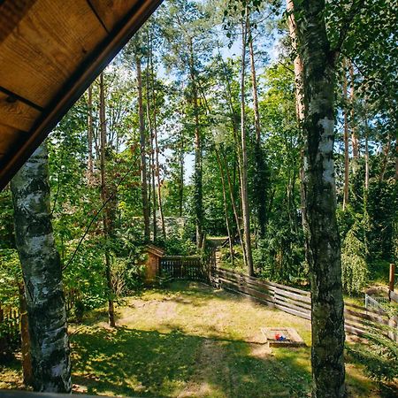 Domek Nad Jeziorem Villa Lubkowo Exteriör bild